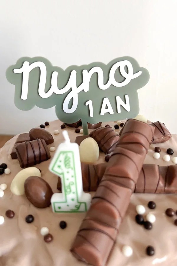Cake topper | Personnalisé