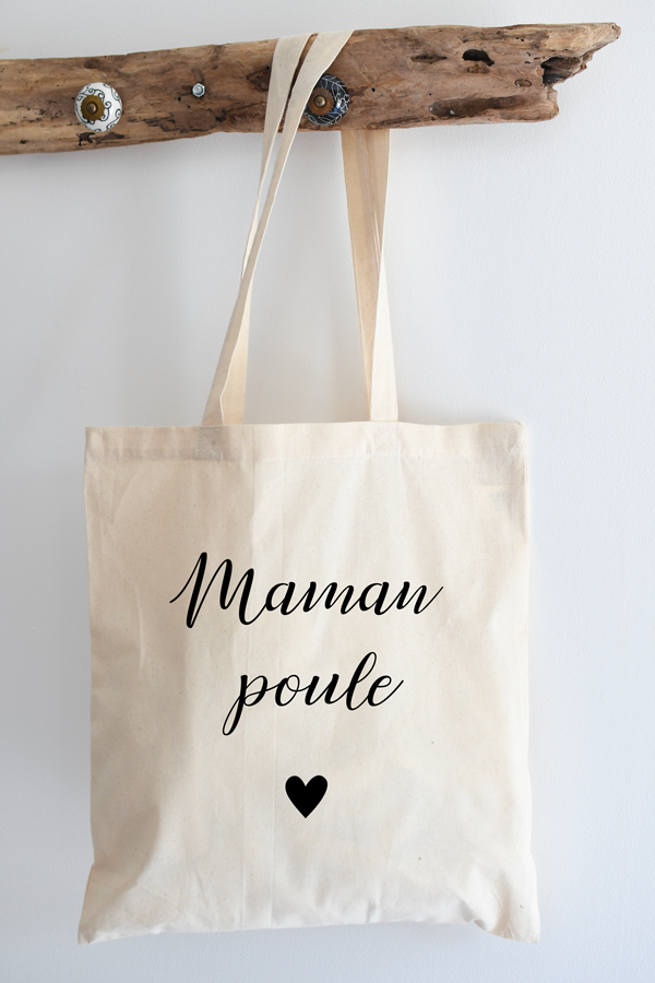 Tote bag coton | Maman poule