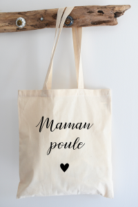 Tote bag coton | Maman poule