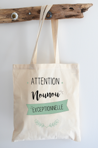 Tote bag coton | Nounou exceptionnelle