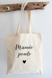 Tote bag coton | Mamie poule