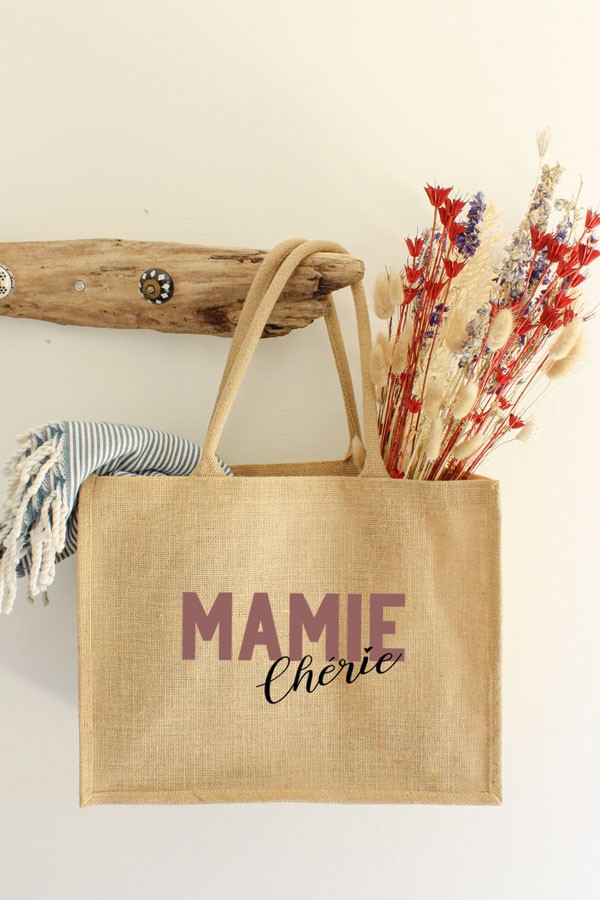 Cabas en jute | Mamie Chérie