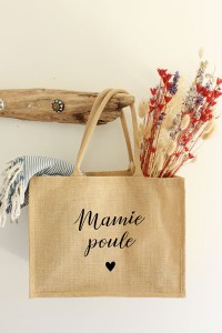 Cabas en jute | Mamie poule