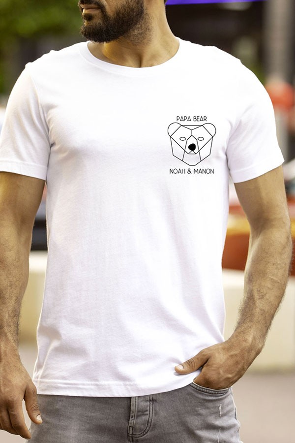 T-shirt Homme personnalisé | Papa Bear T-shirt Homme personnalisé | Papa Bear