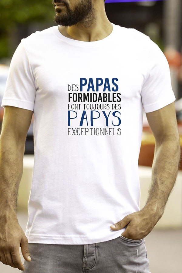 T-shirt Homme Citation | Papa & Papys formidables