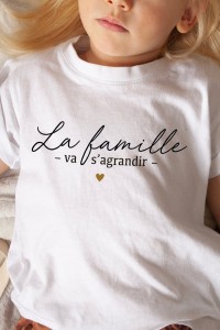 T-shirt enfant | La famille va s'agrandir