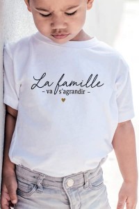 T-shirt enfant | La famille va s'agrandir