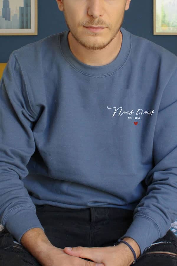 Sweat couple personnalisé | Nous ou rien Sweat couple personnalisé | Nous ou rien