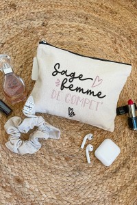 Pochette coton | Sage Femme de Compet'