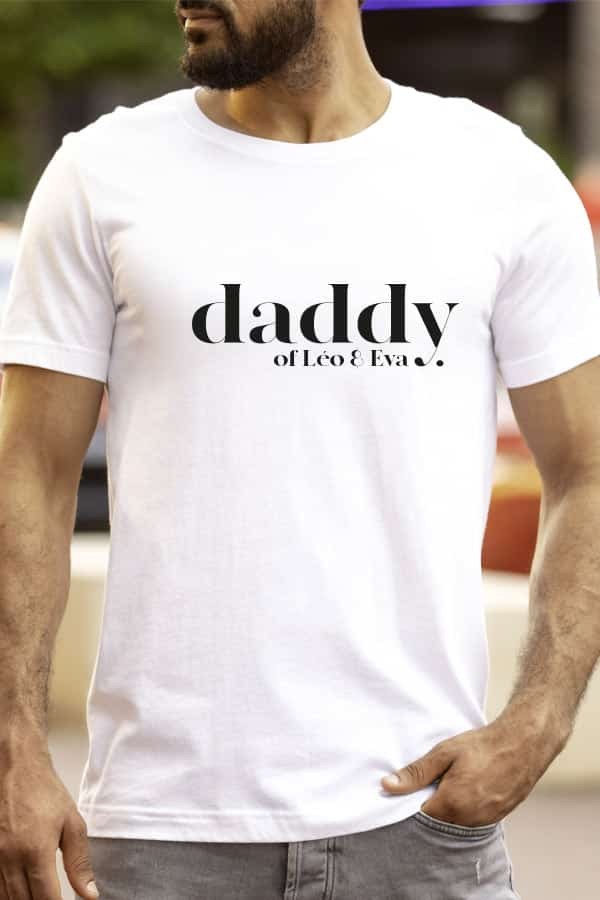 T-shirt Homme personnalisé | Daddy of