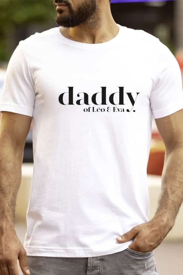T-shirt Homme personnalisé | Daddy of T-shirt Homme personnalisé | Daddy of