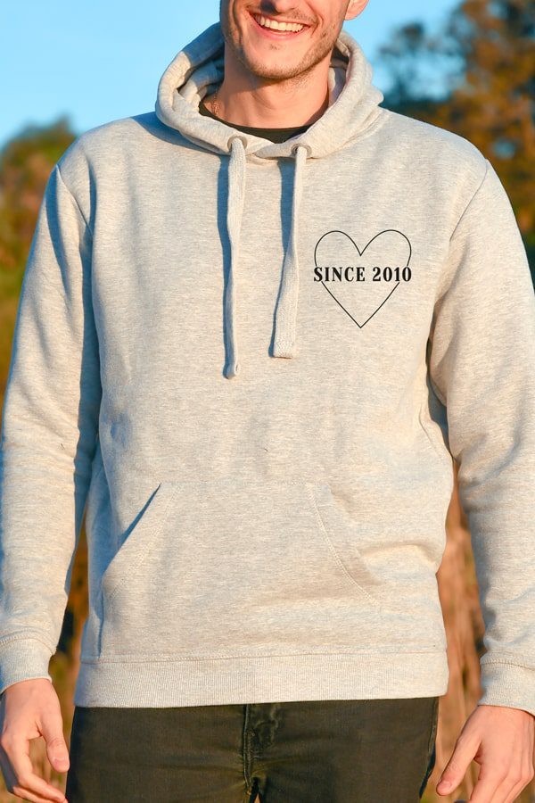 Sweat personnalisé Saint Valentin | Collection since 4