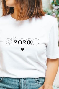 T-shirt Saint-Valentin femme personnalisé | Collection since 2