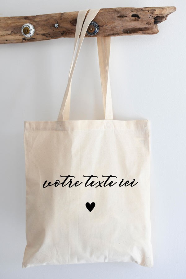 Tote bag personnalisé | Texte