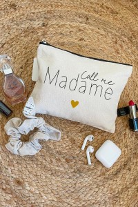 Pochette en coton  | Call me madame