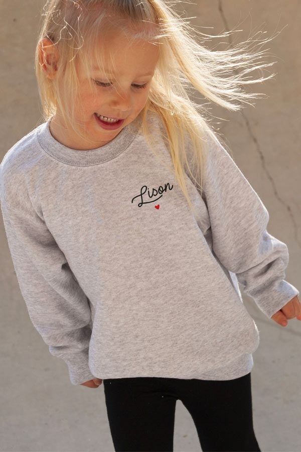 Pull enfant personnalisé  | Texte manuscrite
