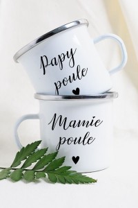 Duo de mugs - Papy et mamie poule