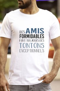 T-shirt Homme Citation |  Amis - tontons