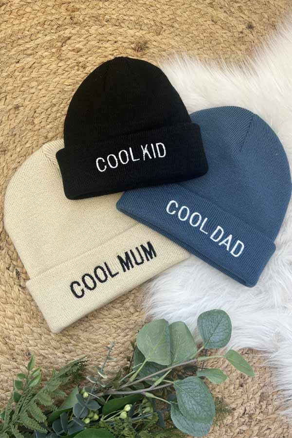 Bonnet brodé personnalisé | COOL MUM