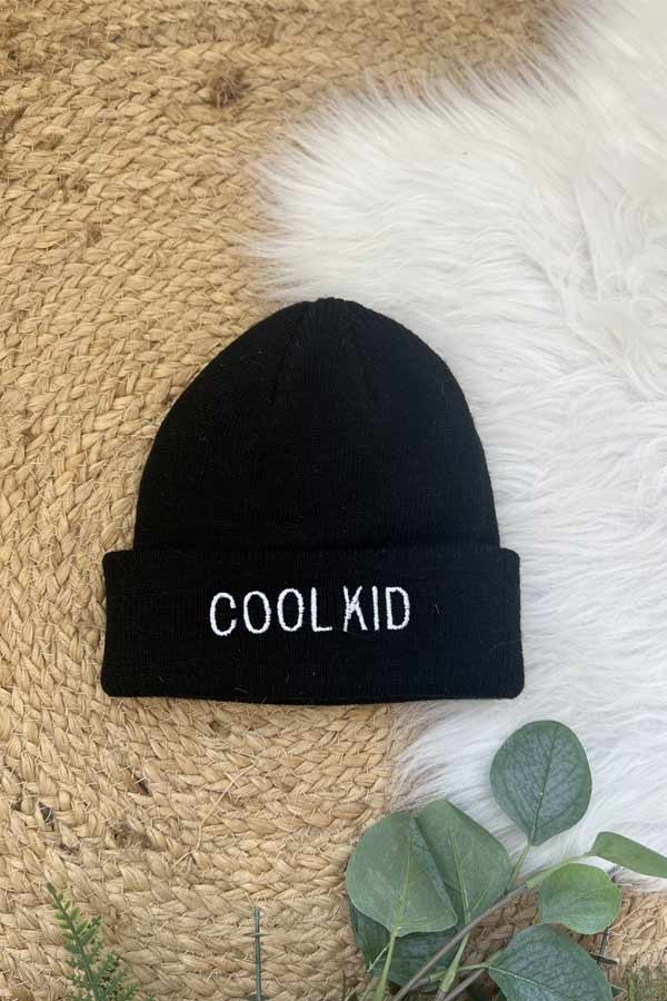 Bonnet brodé personnalisé | COOL KID