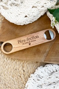 Décapsuleur en bois personnalisé | Père-fection