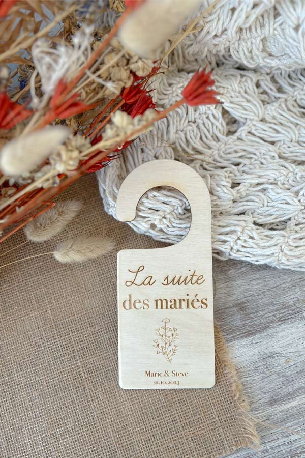 Pancarte suite des mariés personnalisée - Mariage Pancarte suite des mariés personnalisée - Mariage