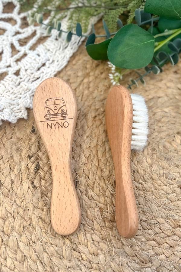 Brosse en bois personnalisée | Van