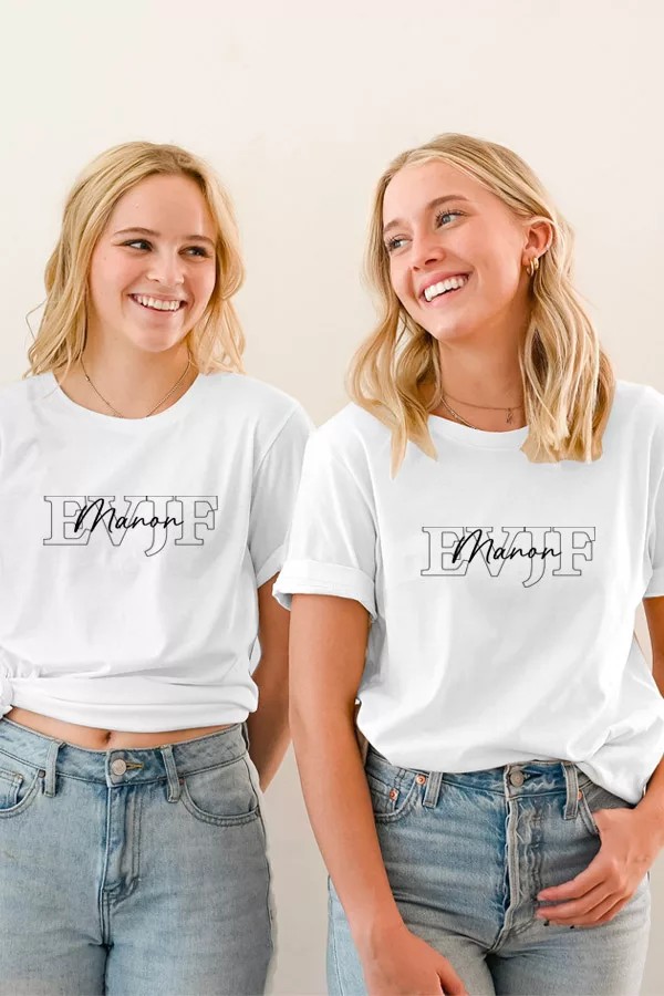 T-shirt personnalisé EVJF  | Prénom