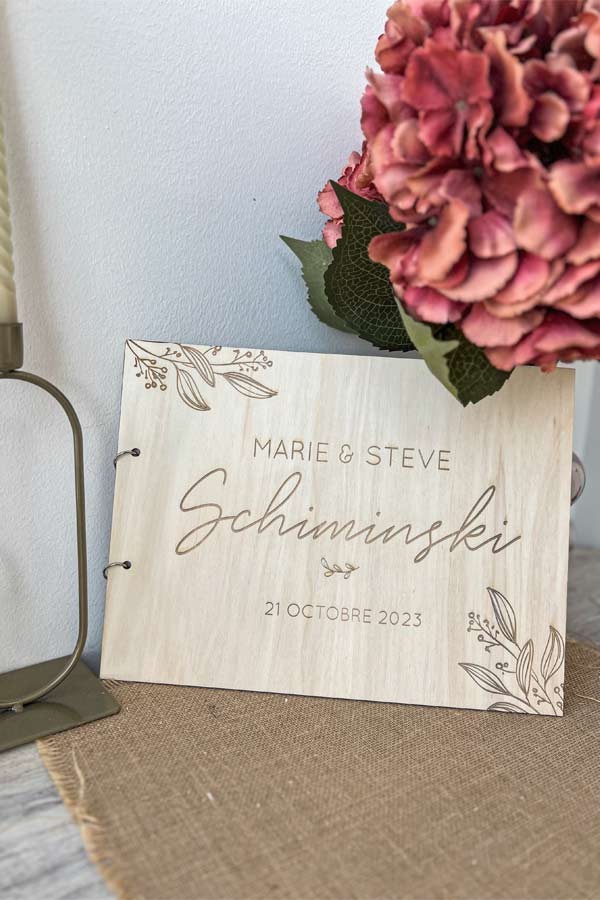 Livre d'or personnalisé | Mariage