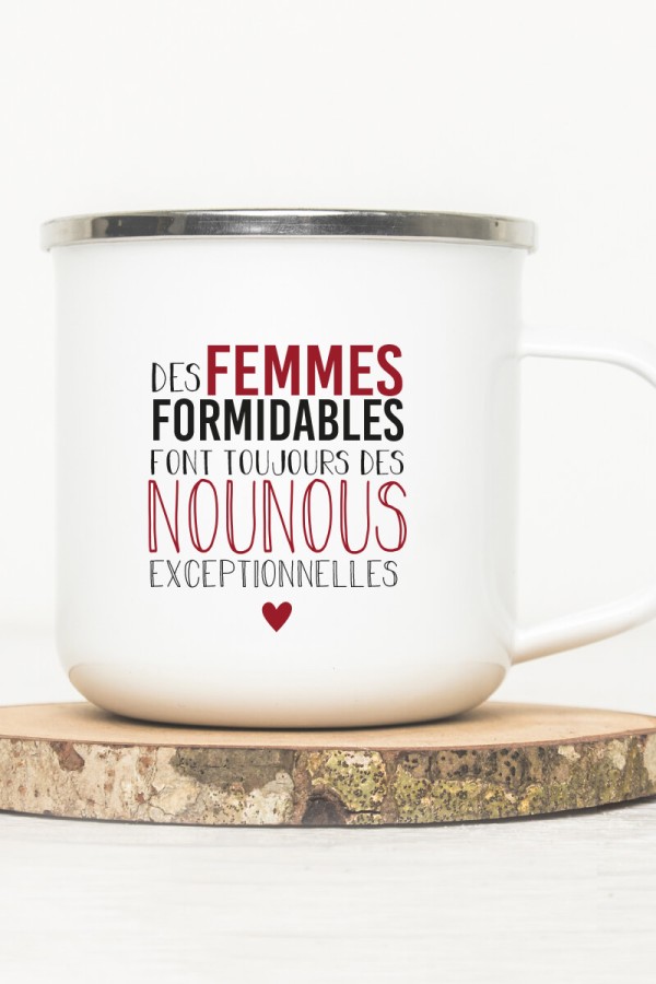 Mug vintage métal | Femmes nounous Mug vintage métal | Femmes nounous