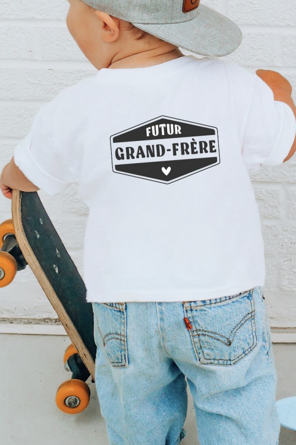 T-shirt enfant | Futur grand-frère rétro T-shirt enfant | Futur grand-frère rétro