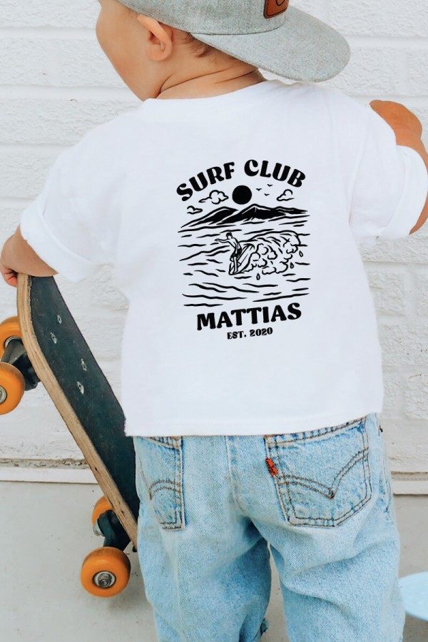 T-shirt enfant | Surfeur personnalisé T-shirt enfant | Surfeur personnalisé