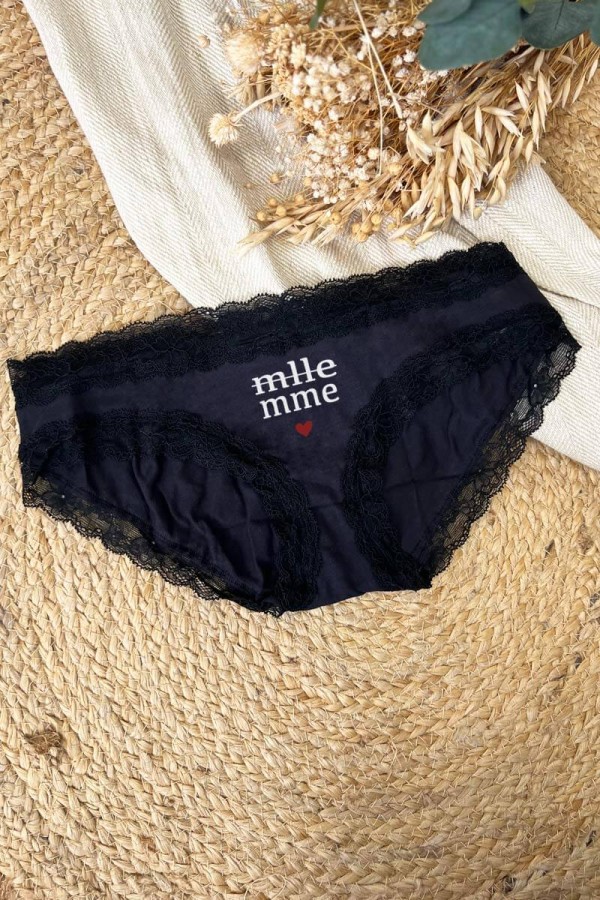 Culotte future mariée | Melle - Mme Culotte future mariée | Melle - Mme