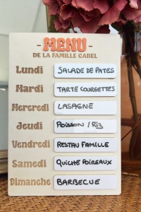 Planificateur de repas personnalisé