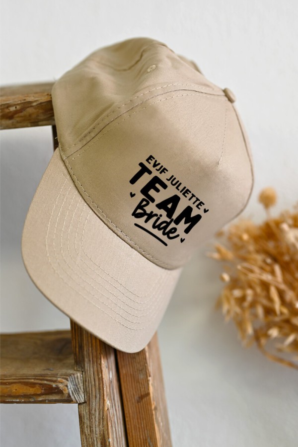 Casquette personnalisée spéciale EVJF | Team bride