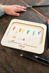 Cadre à dessin personnalisé pour Maman - Fête des mères