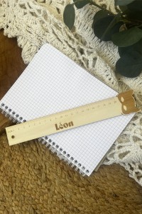 Règle en bois personnalisée | Dinosaure- Myprettylittlestore