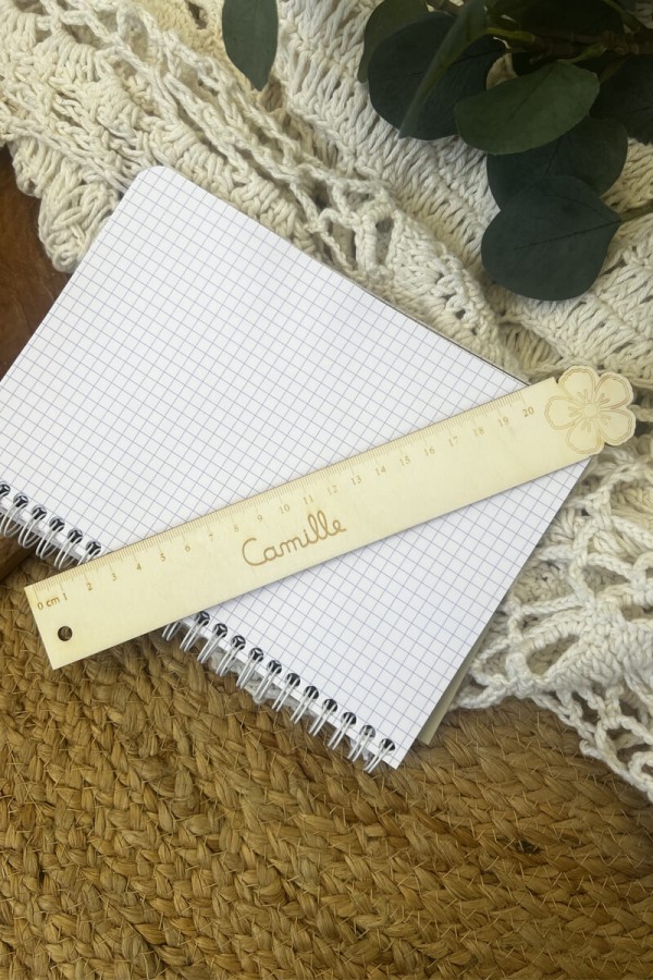 Règle en bois personnalisée | Dinosaure- Myprettylittlestore