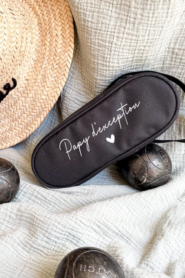 Sacoche de pétanque personnalisée - Papy d'exception Sacoche de pétanque personnalisée - Papy d'exception