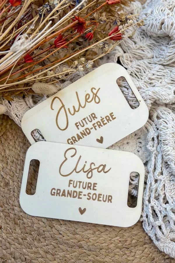 Pancarte annonce naissance personnalisée | Grand frère / Grande soeur Pancarte annonce naissance personnalisée | Grand frère / Grande soeur