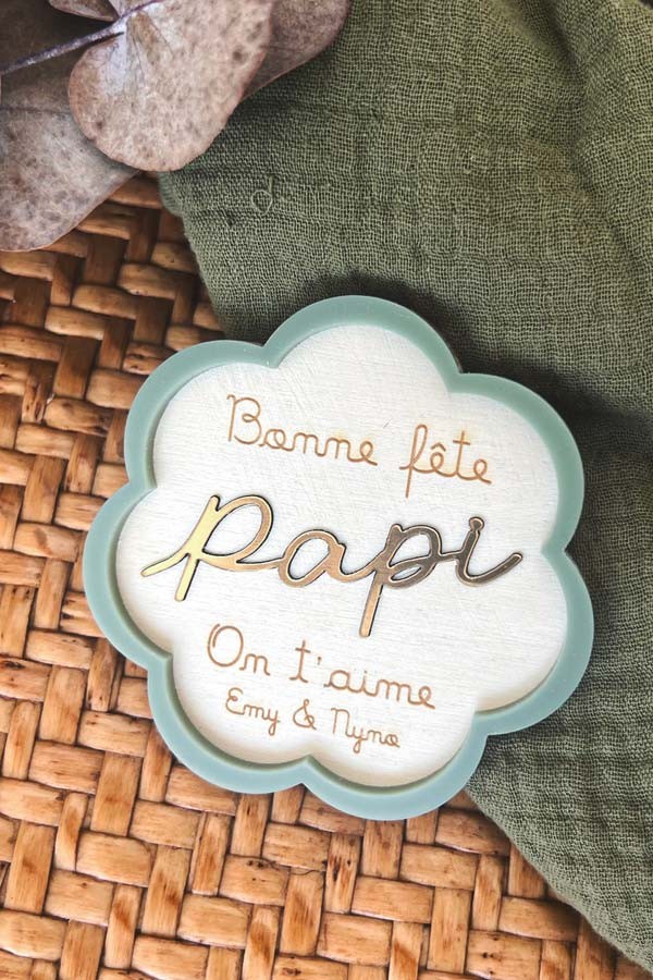 Magnet personnalisé | Bonne fête papi